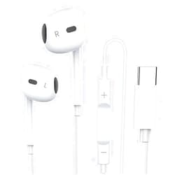 BCRKLO Type C Earphones for iPhone 15 15Pro 15 Pro Max Headphones Wired, Stereo in Ear Earbuds Compatible with Most Type C Jack Devices Smartphones.