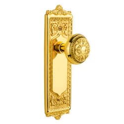 Nostalgic Warehouse Egg & Dart Door Knob with Plate