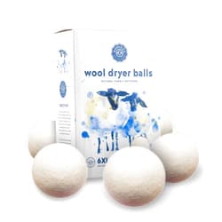 Woolzies Wool Dryer Balls Organic: Our Big Wool Spheres are the Best fabric softener | 6-Pack XL Dryer Balls for Laundry is Made with New Zealand Wool | Use Laundry Balls for Dryer with Essential Oils