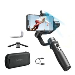 hohem iSteady Mobile Plus Kit Smartphone Gimbal Stabilizer, 3-Axis Phone Gimbal w/Fill Light, 360° Infinite Rotation, Max Payload 280g, Android and Phone Stabilizer for YouTube TikTok Video Vlogging