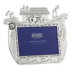 Shudehill Giftware Noah's Ark 6x4 Nursery Frame, Silver