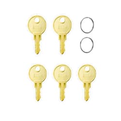 KLIVYA Pack of 5 ASI E114/E-114 Keys（Paper Towel Dispenser Key for Toilet Paper Dispensers,Waste Receptacles Dispensers,Liquid Soap Dispensers&Paper Towel Dispensers Key Replacement.