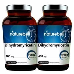 NatureBell 2 Pack NatureBell Dihydromyricetin DHM as Hovenia Dulcis Extract 400mg, 120 Capsules, Alcohol Consumption Support Supplement, No GMOs