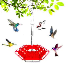 DyKay Shirem Hummingbird Feeder, 2024 Shirem Sweety Hummingbird Feeder, Wind Chime Hummingbird Feeder for Outdoors, Hummingbird Feeders Garden Decor