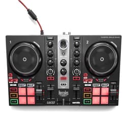 Hercules DJControl Inpulse 200 MK2 — Ideal DJ Controller for Learning to Mix — Software and Tutorials Included, Black