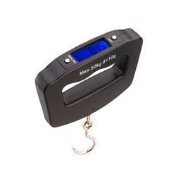 Meichoon Digital Luggage Scale 110lb /50kg, Portable Mini Electronic Scale with Fishing Hook Tare Function Backlit LCD Display for Home Farm Factory Hunting Outdoor C42