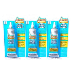 Aleene's Super Fabric Glue, Platinum Bond Adhesive, Super-Strong, Ultra Flexible, Permanent, UV and Waterproof, 1.5 fl oz 3-Pack