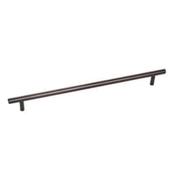 Cosmas 305-320ORB Oil Rubbed Bronze Cabinet Hardware Euro Style Bar Handle Pull - 12-5/8