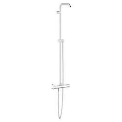 Grohe 26421000 New Tempesta Shower System with Thermostat for Wall Mount, Starlight Chrome