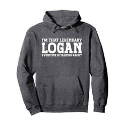 Logan Gifts Logan Tee Men Name Birthday Gifts Logan Personal Name Funny Logan Pullover Hoodie