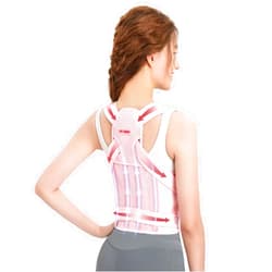 Fit Geno Back Brace Posture Corrector for Women, Shoulder Straightener, Adjustable Full Back Support, Upper and Lower Back Pain Relief - Scoliosis, Hunchback, Hump, Thoracic, Spine Corrector