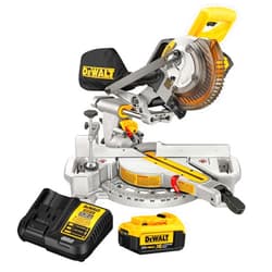 DEWALT 20V MAX* 7-1/4-Inch Miter Saw, Cordless (DCS361M1)
