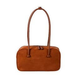 Generic Womens Solid Color Shoulder Bag Retro Underarm Bag Korean Styles Armpit Bag Vintage Top Handle Handbags Commuting Bag