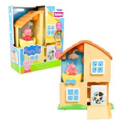 Toomies TOMY Toomies Peppa Pig House Bath Toy Playset – Toddler Bathtub Activity Center Suction Cup Toy – Peppa Pig Baby Bath Toys - Toddler Bath and Water Toys - Ages 18 Months and Up