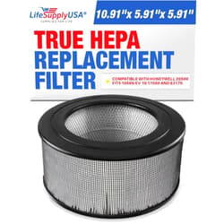 LifeSupplyUSA True HEPA Filter Replacement Compatible with Honeywell 20500 fits 10500/EV-10 17000 and 83170 Air Purifier