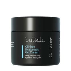 Buttah. by Dorion Renaud Buttah Skin by Dorion Renaud Oil-Free Hyaluronic Gel Cream 2oz - Daily Moisturizer - Hyaluronic Acid for Deep Hydration - AM & PM Moisturizer - Naturally Based Skin Care - Black-Owned Skincare