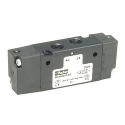Parker Hannifin B6X2000XXA B6 Series 4 Way Air Control Valve, 2 Position NC-Air Return/Spring Assist, Single Remote Pilot Valve, Remote Pilot: M5 or Valve Less 15mm Solenoid, 3/8