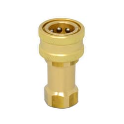 Summit Hydraulics 3/8″ NPT ISO 7241-B Brass Quick Disconnect Hydraulic Female Coupler