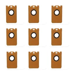 HOMFILBIT 9 Pack Dust Bag for iHome AutoVac Nova, Proscenic M7 Pro M8 Pro, Uoni V980MAX, HONITURE Q6, Kyvol Cybovac S31 Self-Empty Robot Vacuum