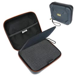 USA Gear Hard Travel Case Compatible with Stylophone - Portable Electronic Synthesizer Case with Pick & Pluck Foam and Water-Resistant Exterior - Stylus Drum Machine Bag for Musicians (Case Only)