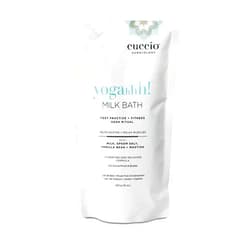 Cuccio Naturale Cuccio Somatology Yogahhh Milk Bath - Restores Moisture to Dry Skin - Draws Out Discomfort from Sore, Swollen Muscles - Removes Excess Sweat from Pores - Exfoliates The Skin - Paraben Free - 16 oz
