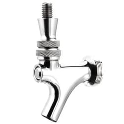 MRbrew Upgraded Draft Keg Tap, All Commercial 304 Stainless Steel, Well-Pouring, Fits American Beer Shanks and Towers
