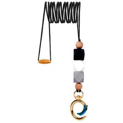 VIIVY VIYIV Lanyards for id Badges, Beaded Breakaway Lanyard Wallet for Women Lanyard for Id and Keys Keychain Necklace