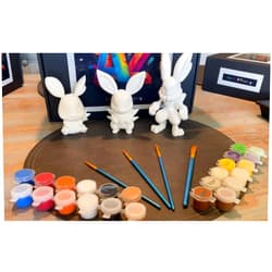 A to Z 3d Printing Create-A-Mon Premium Paint Kit, Lapivolt, 3D Monster Models, Water-Based Acrylic Paints, Family Arts & Crafts Activity