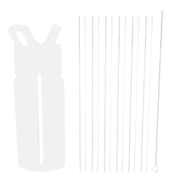 PEUTIER 6pcs Straw Replacement for Simple Modern Kids, Water Bottle Sucker Accessories for Simple Modern Kids Water Bottle Stainless Steel Reusable Tumbler for Toddlers 14oz, with 1 Brush
