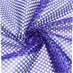 Texco Inc No Stretch King Mesh Jersey Athletic Wear, Sportswear, Apparel, DIY Fabric, Purple 3 Yards