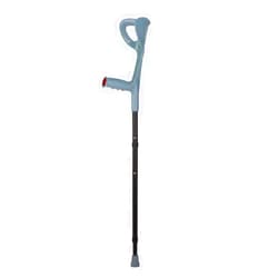 VISIONU Lightweight Foldable Forearm Crutch, Aluminum Walking Stick,Height Adjustable, Ergonomic Handle with Comfortable Grip 2ZG-0IGM (Black)