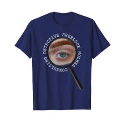 They Call Me Sherlock Holmes Designs Sherlock Holmes Consulting Detective Vintage Classic Mystery T-Shirt