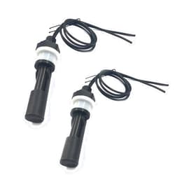 FainWan 2pcs M16 Water Level Sensor Flow Inductance Water Pump Controller DC 110V Side Mount Horizontal Liquid Float Switch Compatible with Aquariums Fish Tank Hydroponics Pool
