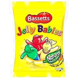 Maynards Bassetts Jelly Babies - 165g - Pack of 4