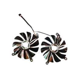 HAZEK 2pcs/lot New FDC10U12S9-C Compatible for XFX Radeon RX 5700 8GB DD Ultra Radeon RX 5700 XT 8GB Thicc II Ultra Graphics Card Fan Catholic