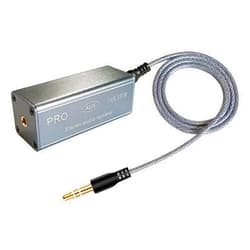 WisWinDa 3.5mm Noise Filter Pro Hum Eliminator Ground Loop Isolator (No Affect Bass) Aluminum Shell Quality Buzz Eliminator Isolator for HIFI Stereo Home Theater Car Audio Player Plug&Play 3.5mm Audio Isolator