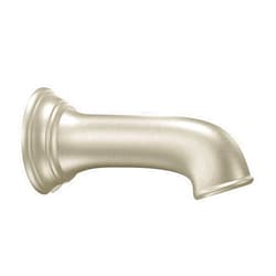 Moen Brushed Nickel Replacement 7.25-Inch Nondiverter Tub Spout, 3858BN