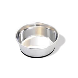 Van Ness Pets Stainless Steel Cat Bowl, 8 OZ Food And Water Dish, Single, Natural