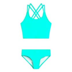 Kanu Surf Girls Waverly UPF 50 Beach Sport Criss-Cross Tankini