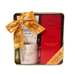 Thoughtfully Godiva Hot Chocolate and Coffee Set, Includes Godiva Coffee Mug, 2 Packets of Godiva Hot Chocolate and 1 Packet of Godiva Chocolate Truffle Coffee
