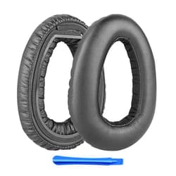 Jingewell Replacement Ear Pads Cushions for Sennheiser PXC 550 PXC 550-II Wireless MB 660 PXC480 Series Headphones Earpads, Headset Leather Ear Cups Repair Parts (Black Cushions for Sennheiser PXC 550)