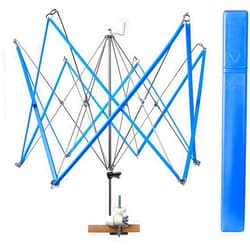 UrbAmerican Yarn Swift Yarn Winder Yarn Ball Winder Knitting Yarn Holder,Packed in Long Boxes., Blue, 42 * 4 * 4
