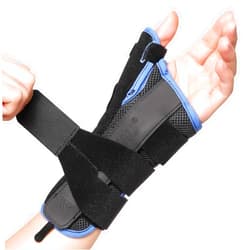 Velpeau Carpal Tunnel Wrist Brace with Thumb Support for Right and Left Hands, Thumb Spica Splint for De Quervain's Tenosynovitis, Sprain, Injuries, Tendonitis, Arthritis, Wrist Pain (Left Hand, S)
