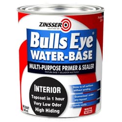 Zinsser 02244 Bulls Eye Water-Base Primer and Sealer, Quart, White