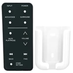 GENGQIANSI Replacement Remote Control for ZVOX Accuvoice Aluminum Sound Bar TV Speaker SB500 SB700 (with Mounting Bracket)