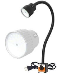 Aecycnsh 46Leds Magnetic Work Light, 12w Flexible Lathe Light, Waterproof Flexible Gooseneck Lamp 1200 Lumens for Lathe Milling, Drill Press, Sewing Machine