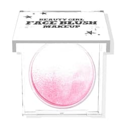KYDA Pink Blush Powder, Pink Face Highlighter Baked Blush, Shimmer Blush for Natural Glowing Finish, Lasting Lightweight Buildable Easy To Blend-Pink