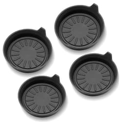 Seven Sparta Car Coasters for Cup Holders, Silicone Universal Vehicle Coasters, Set of 4 Pack, 3-1/8