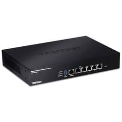 TRENDnet Gigabit Multi-WAN VPN Business Router, TWG-431BR, 5 x Gigabit Ports, 1 x Console Port, QoS, Inter-VLAN Routing, Dynamic Routing, Load-Balancing, High Availability, Online Firmware Updates