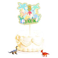 DOLPHIN CUSTOM Dinosaur Cake Topper for Birthday Party Decorations